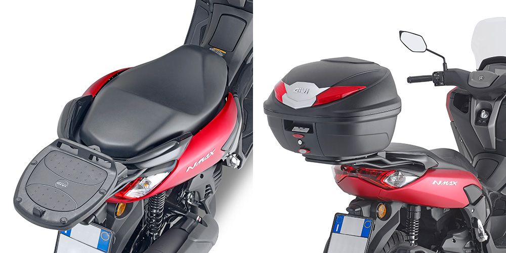 Givi Adaptador posterior negro para la maleta Monolock para Yamaha N-MAX 125-155 (21)