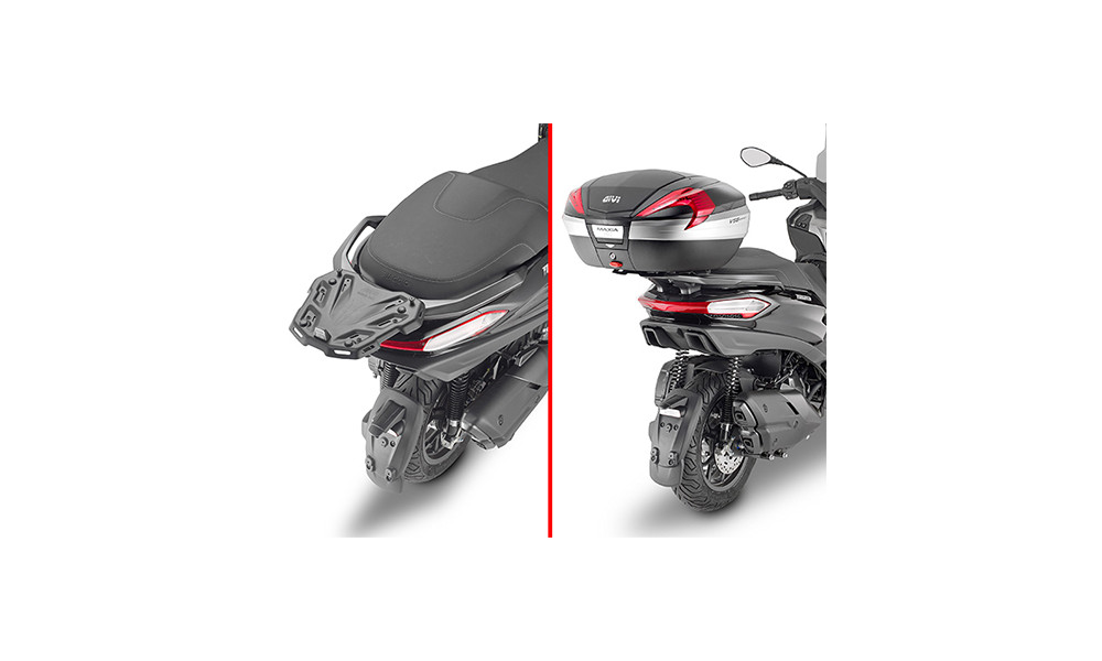 Attacco posteriore bauletto Givi Monokey/Monolock MP3 HPe 400 / sport