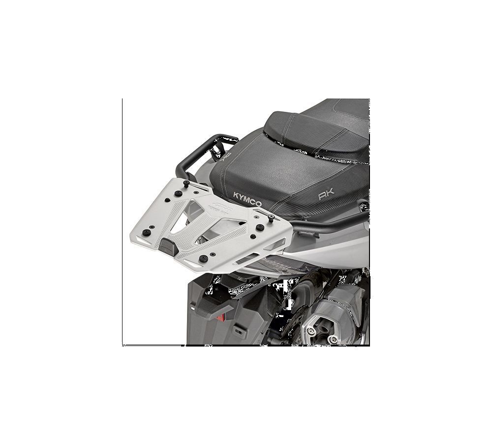 Supporto posteriore per bauletti Monolock Givi o Monokey per Kymco AK 550