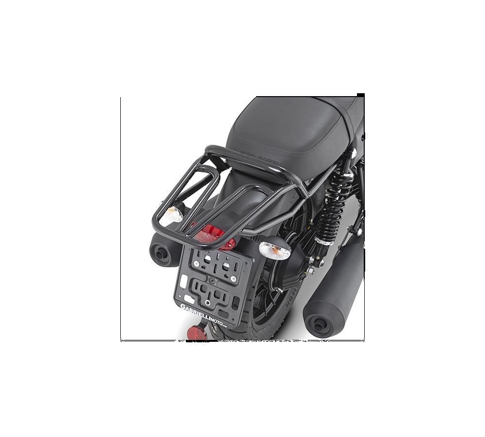 Supporto nero per bauletti Monolock-Monokey Givi Moto Guzzi V7 III stone