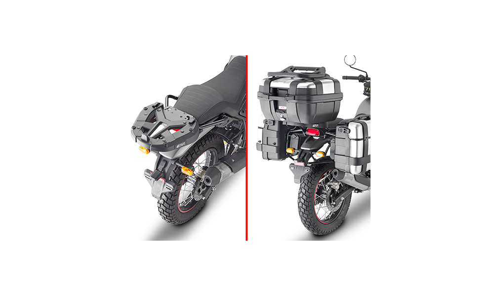 Attacco posteriore bauletto Givi Monokey/Monolock Royal Enfield scram 411