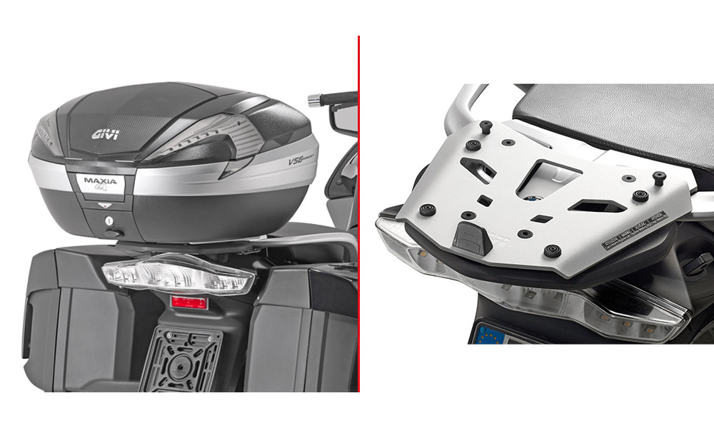 Rear rack in aluminium Givi Monokey for BMW R 1250 RT
