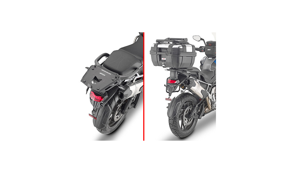 Attacco posteriore per bauletto Givi Monokey TriumPH Tiger 1200 GT exPLOrer