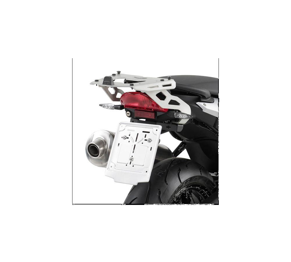 Supporto posteriore alluminio per bauletti Monokey Givi per BMW F 800 R