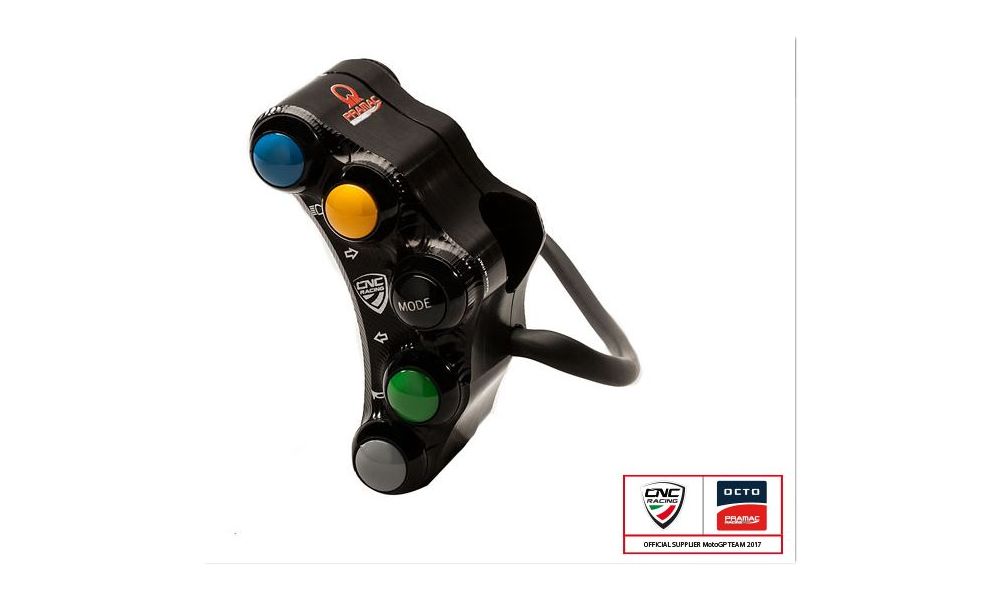 CNC Racing Pulsantiera sinistra Pramac racing uso stradale Diavel