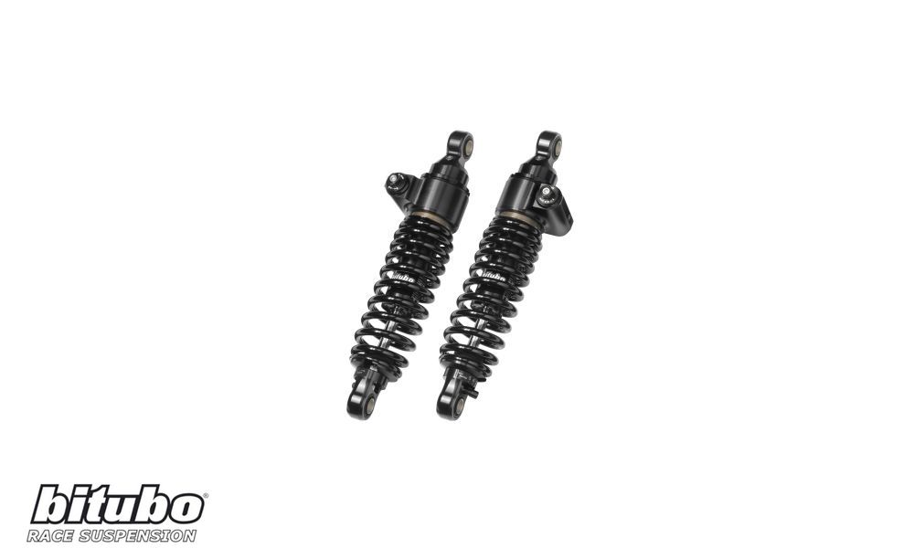Bitubo coppia di ammortizzatori posteriori dark line per Yamaha xv750