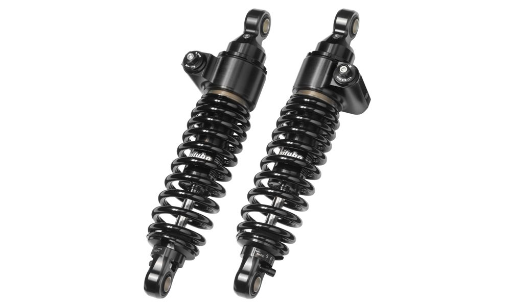 Bitubo Paar hinten Stoßdämpfer all schwarz Bonneville t120/t120 schwarz
