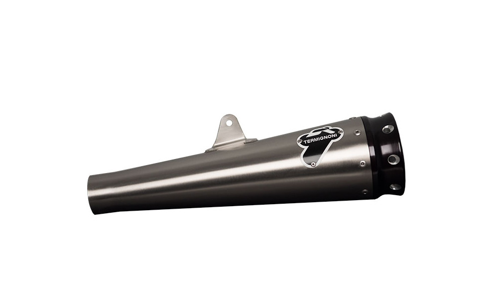 Termignoni Silencer doppio approved satin finish Triumph Truxton