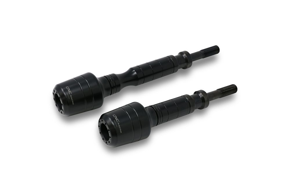 CNC RACING CRASH PROTECTORS BLACK FOR DUCATI MONSTER 1200 R/S&#39;