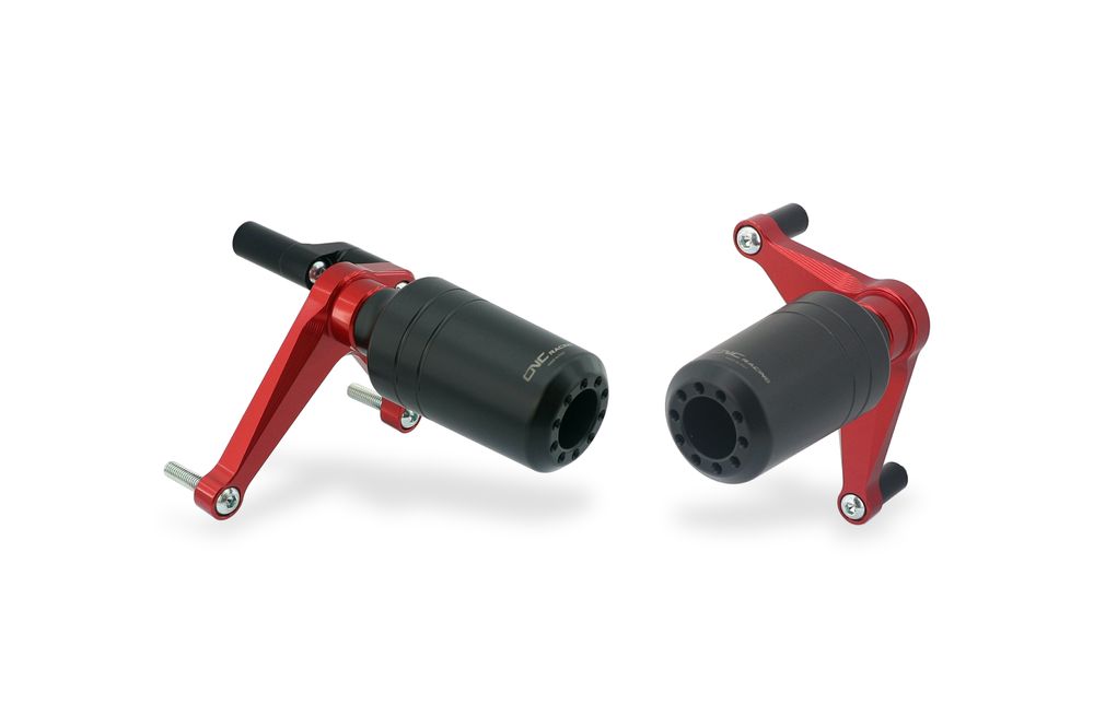 CNC RACING FRAME CRASH PROTECTORS RED DUCATI PANIGALE V4