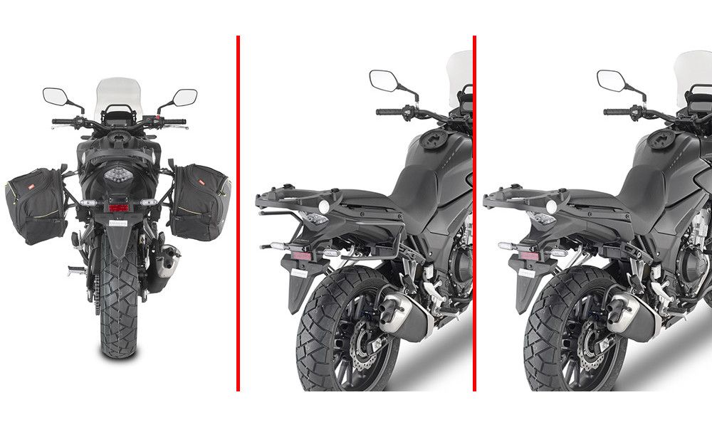 Telaietti sgancio rapido Givi per borse soffici laterali Honda CB 500 X