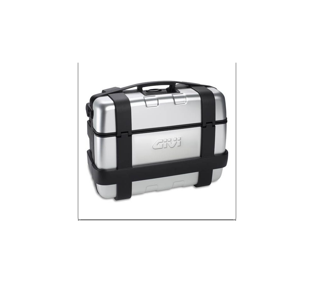 Givi Topcase 33 ltr. noir avec finition en aluminium trappe douverture sup