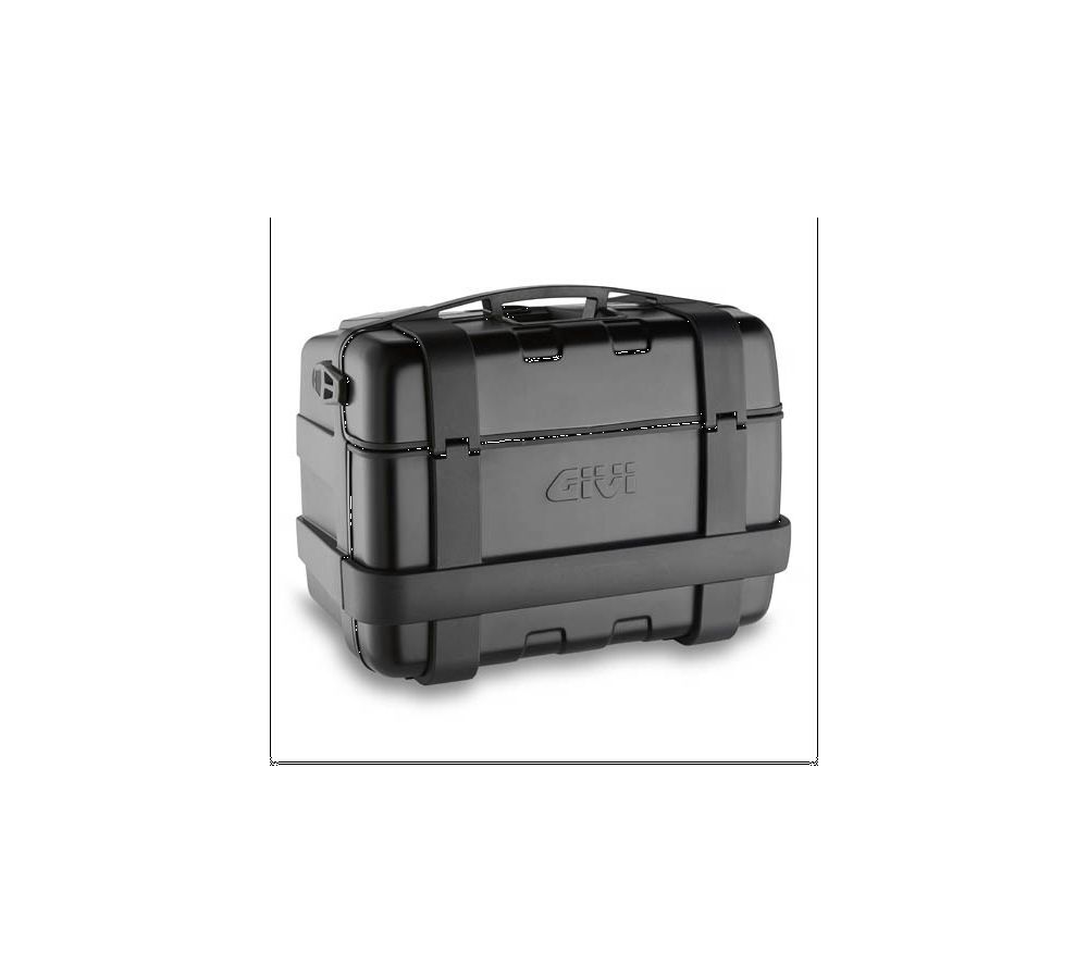 Givi valigie laterali Trekker 46 LT nero con coperchio in alluminio
