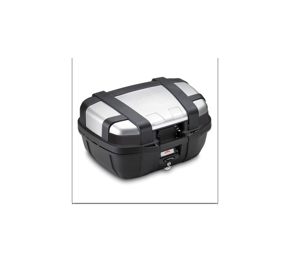 Givi Topcase TREKKER 52 litre noir avec finition en aluminium Triumph Tige