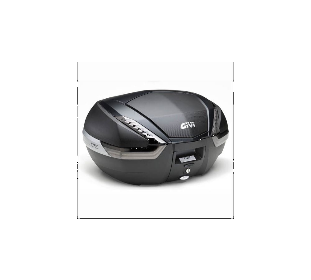 Top case V47 tech case 47 litri black with carbon finish Givi