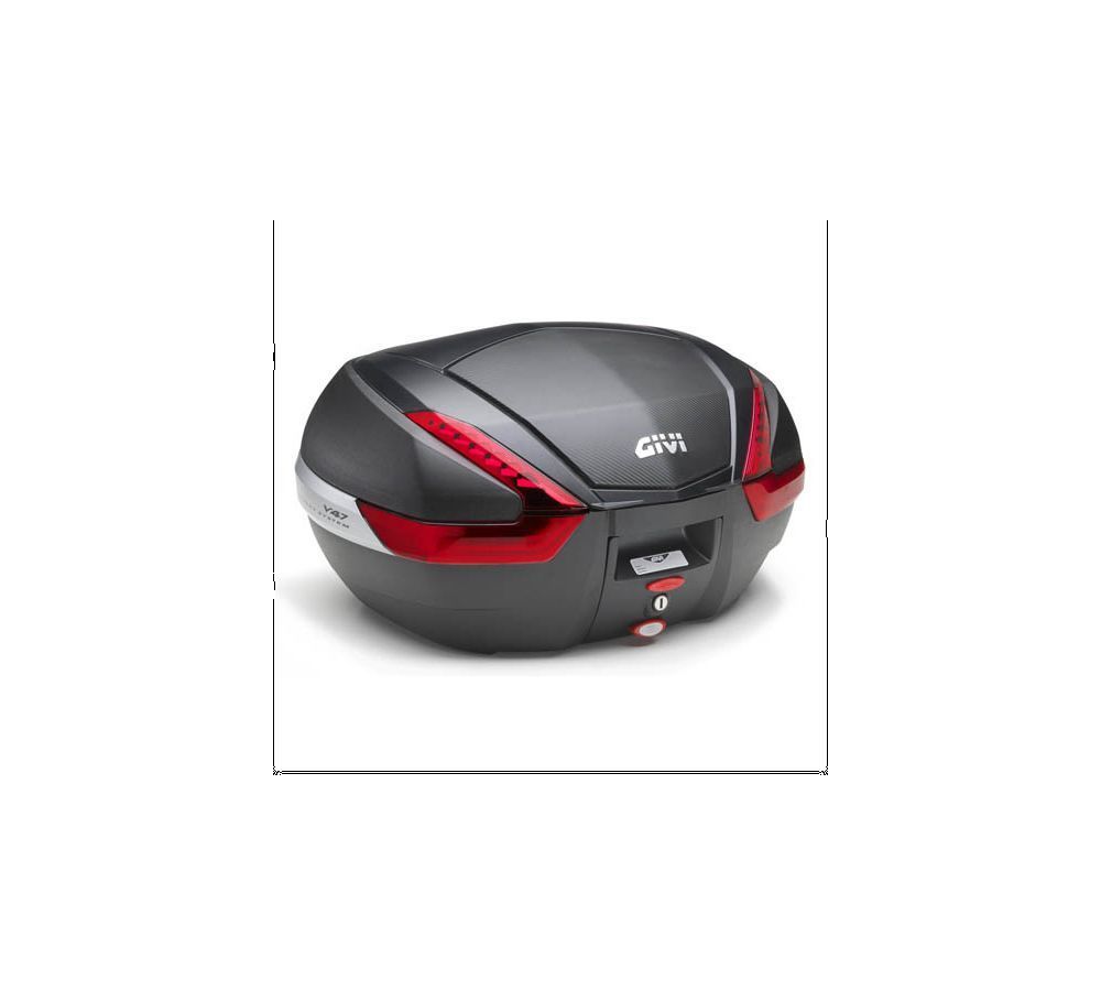 Top case 47 litri black with carbon finish Givi