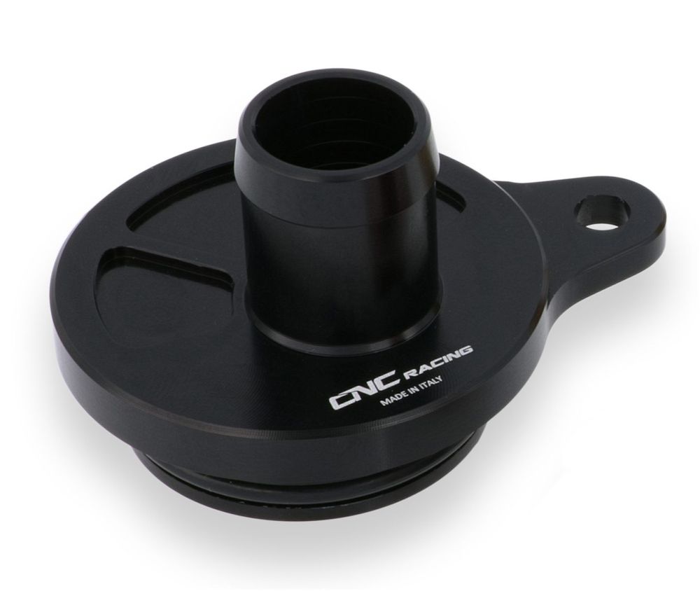 CNC RACING ÖL-ENTLÜFTUNGSVENTIL SCHWARZ HYPERMOTARD 1100/796/821/939