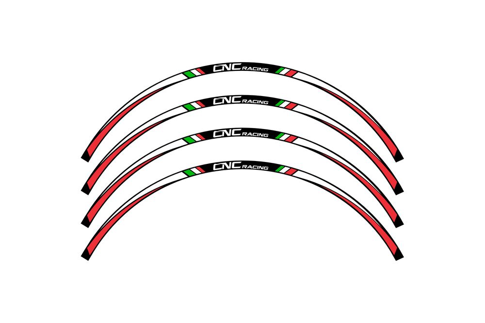 CNC Racing Kit adesivi ruota 17&quot; Aprilia Caponord