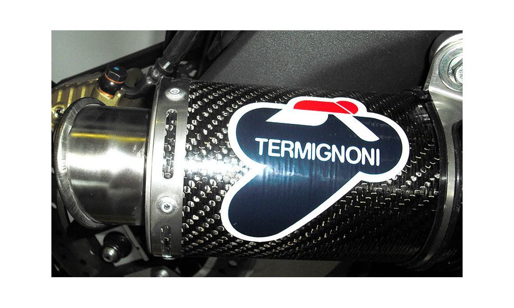Termignoni Silencer oval in carbon racing Yamaha YZF-R 125