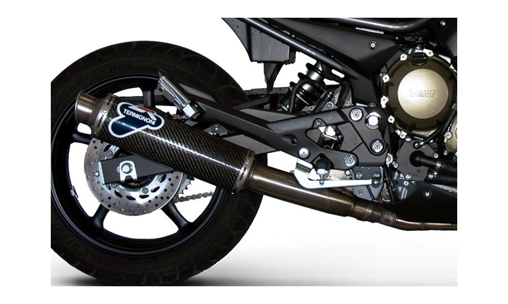 SCARICO TERMIGNONI OMOLOGATO COMPLETO CARBONIO PER YAMAHA XJ6 / DIVERSION