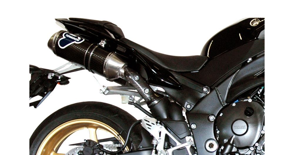 Termignoni Schalldämpfer oval aus carbon racing Yamaha 1000 R1