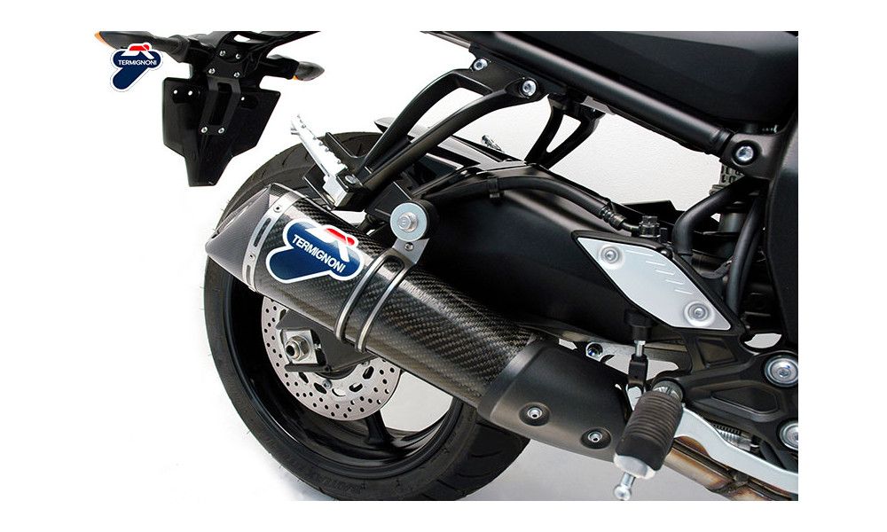 Termignoni aus edelstahl Schalldämpfer konisch aus carbon Yamaha FZ8