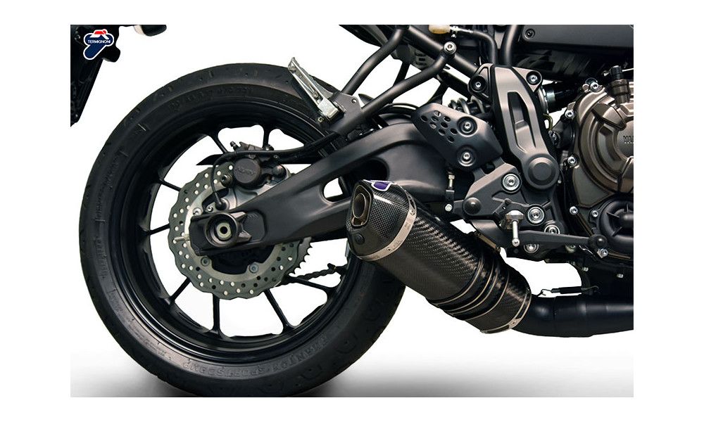 Complete exhaust system Termignoni approved carbon Yamaha MT-07 / XSR 700