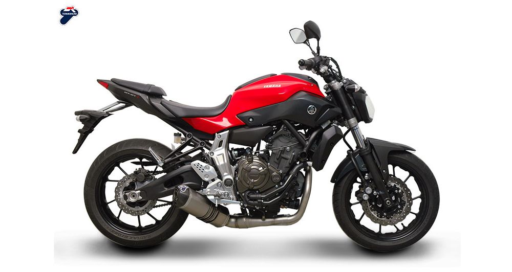 Complete exhaust system Termignoni approved with titanium Yamaha MT-07 / XSR 700