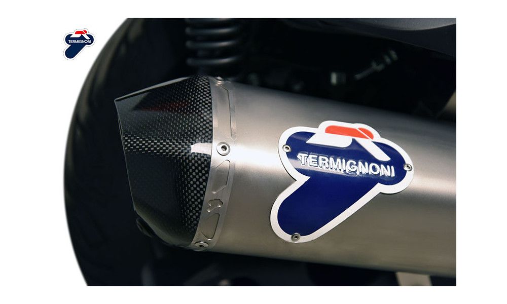 Termignoni Schalldämpfer mit strassenzulassung aus edelstahl für Yamaha Xmax 400