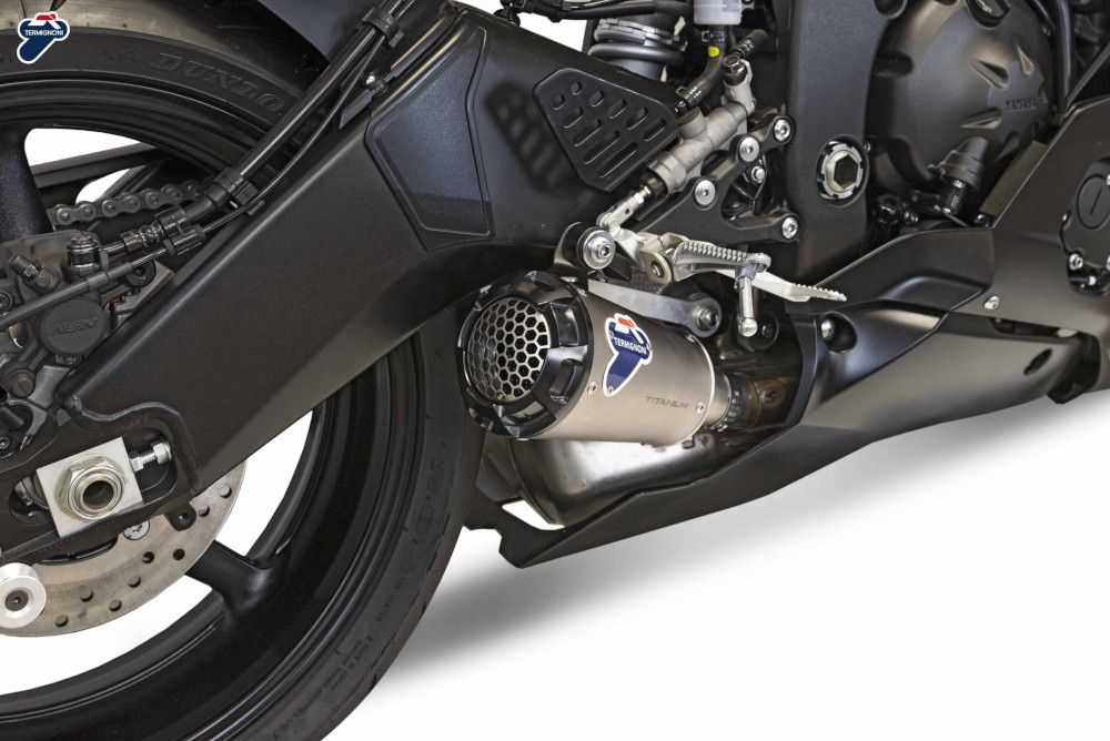 TERMIGNONI SILENCIEUX EN TITANE POUR YAMAHA R6