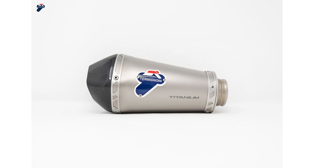 Conical Termignoni Relevance silencer for Yamaha R3-MT3