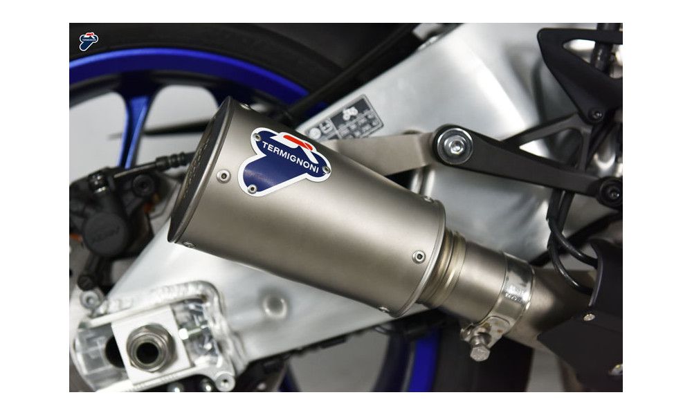 Stainless steel Termignoni silencer for Yamaha R1 CAT