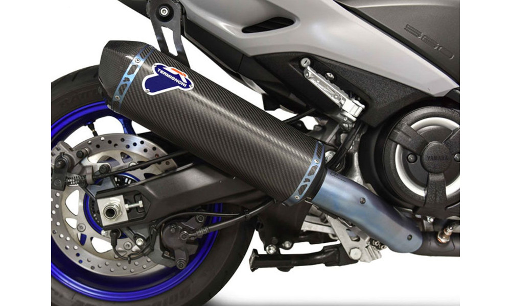 Termignoni Sistema de escape racing de carbono para Yamaha T-MAX 560