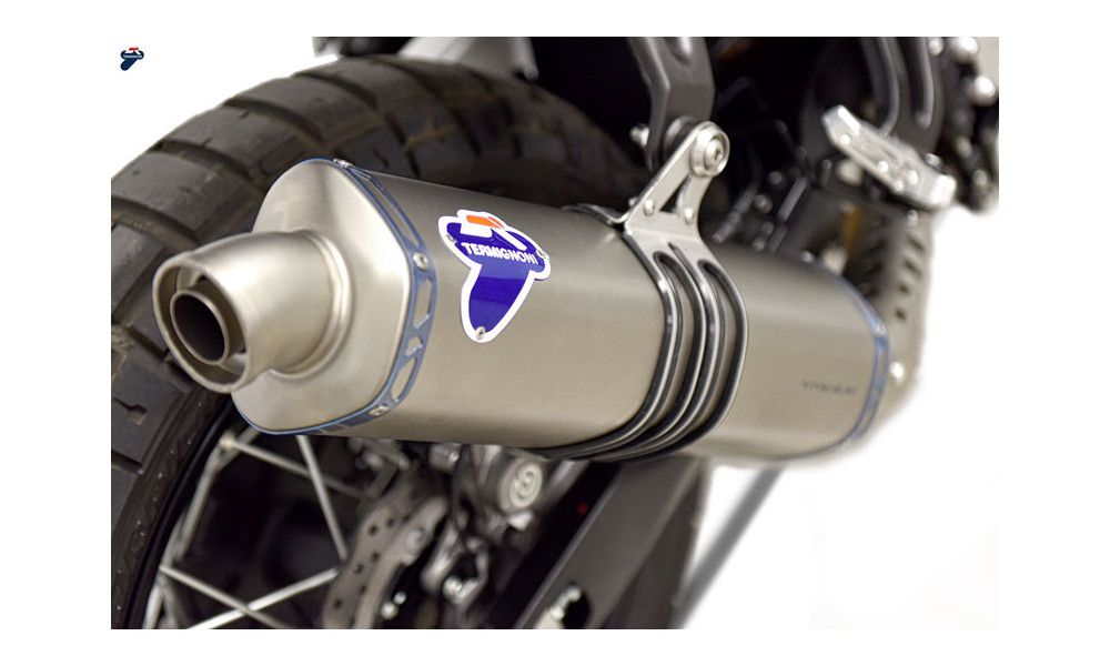 Termignoni Silencer approved made of titanium for Yamaha Tenere 700