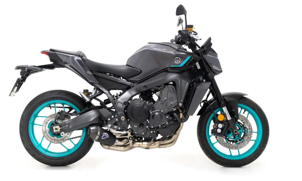 Echappement complete inox noir Racing silencieux conique Termignoni pour per Yamaha MT09 / xsr900 / tracer 9